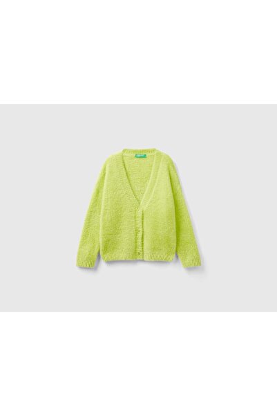 United Colors of Benetton Girls Button-Front Long-Sleeve Cardigan