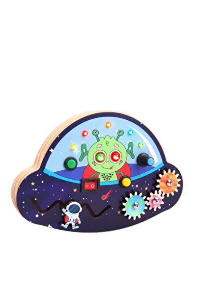 Cesiro Montessori UFO Toy, Spaceship with Music