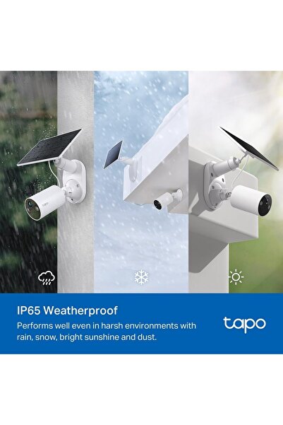 tapo C410 KIT Solar-Powered Security Camera Kit Superior 2K 3MP Visuals Wire-Free,Installs Anywhere