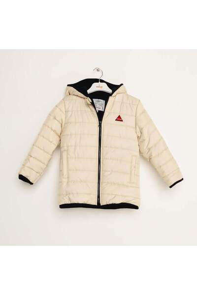 NANİCA Bej Boy's Hooded Coat 1-5 Years Old