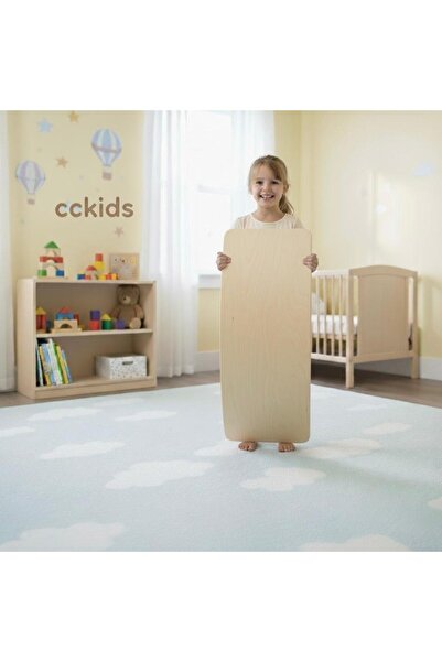 CCK Premium Ahşap Denge Tahtası – Montessori Eğitim Oyuncağı | CCKids | 1. Sı...