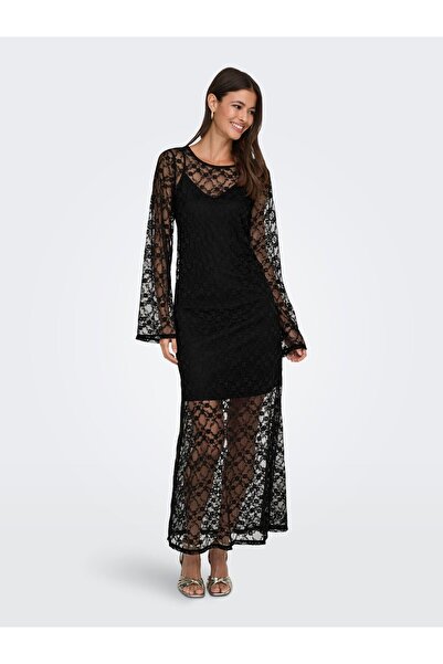 JDY Kleid aus Spitze JDYSILVIA Langes Kleid