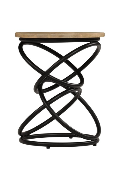 vidaxl End Table Solid Mango Wood 40x50 cm