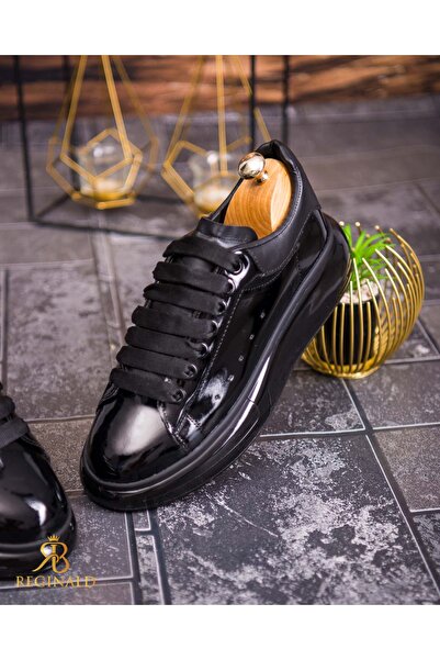 ALEXANDER Shiny Black Sports Shoes