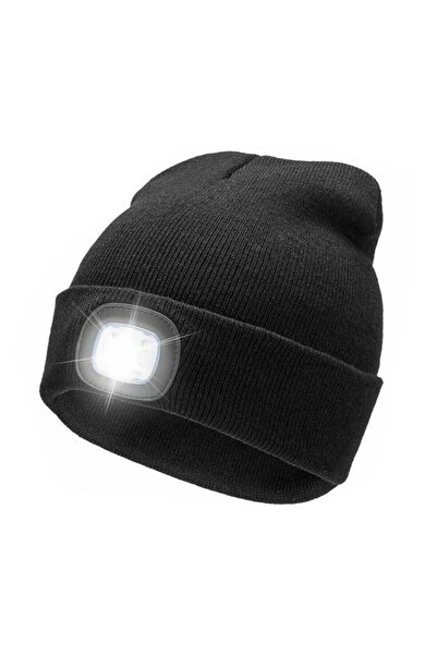zola Unisex led cap, USB rechargeable, 3 way illumination, universal size, black