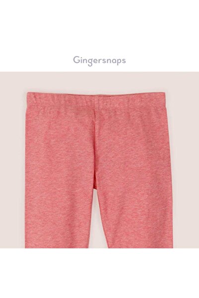 Gingersnaps Girls Solid Bow-Detail Leggings