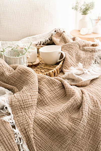 Dokubba - Single Muslin Pike - Muslin Bedspread - (180X230 cm)