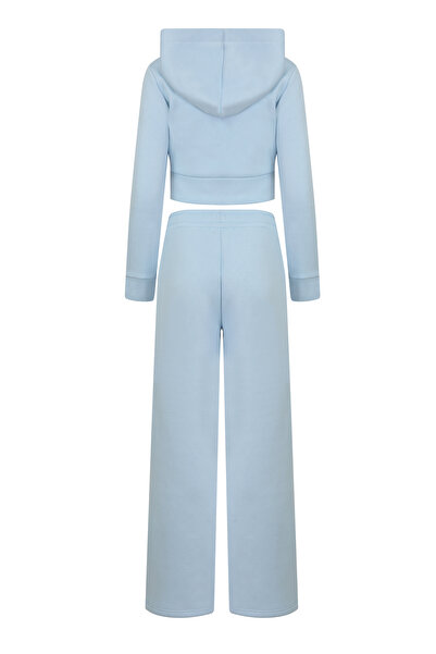 La Sarta Σετ Zermatt με φερμουάρ επένδυση fleece Μπλε σετ 3-κλων