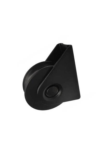 EmaConstruct Sliding gate roller, U profile, diameter 70 mm, painted black