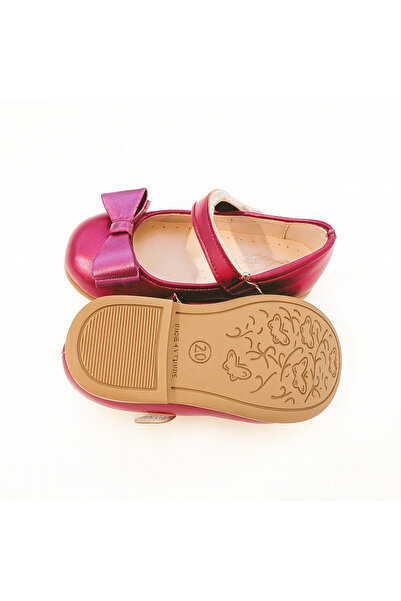 Lika Girl's Shiny Orthopedic Ballet Shoes Fuchsia