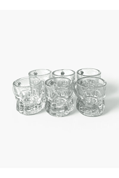 Storelisk Set of 6 25ml stemmed glasses for shots or brandy