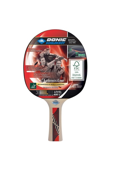 Other DONIC Legends 600 FSC Table Tennis Racket