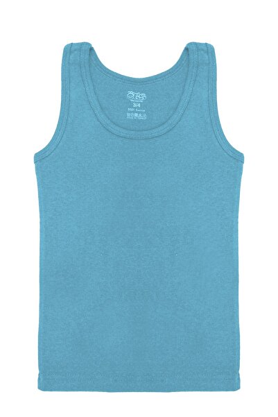 Öts Boy's Ribbed Tank Top (100% Cotton)