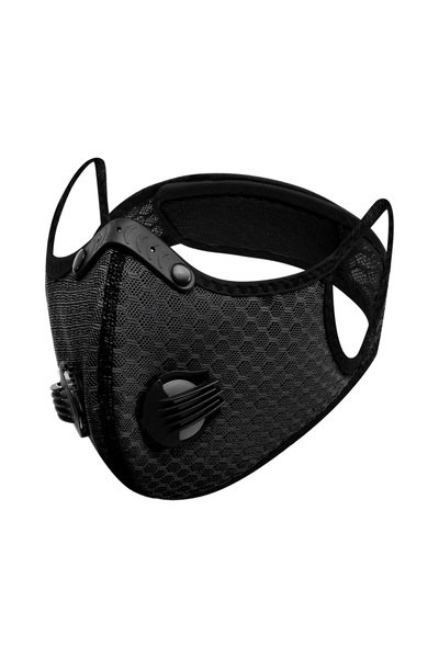 Choice black Breathing Valve Mask Antifog Dustproof Mask PM2.5 Filter Mask Activated Charcoal Mask Outdoor