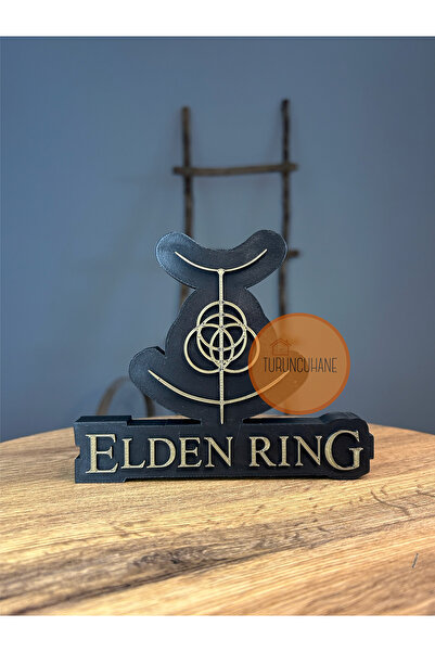 TURUNCUHANE Elden Ring Logo Gamer Odası Masaüstü Dekor Figür Hediyelik Playst...