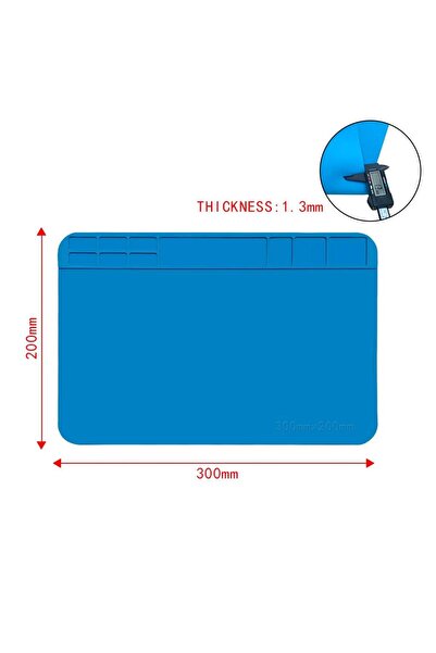 Choice10 300mmx200mm Silicone Soldering Mat Pad Desk Platform for Welding Sta...