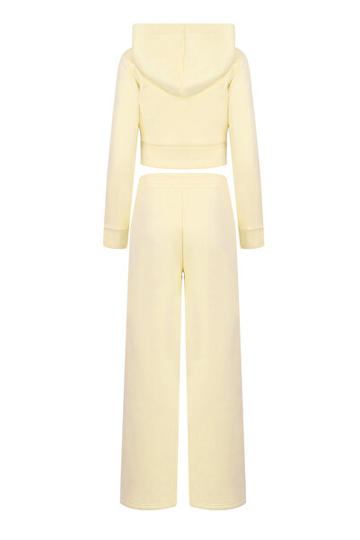 La Sarta Σετ Zermatt με φερμουάρ επένδυση fleece κίτρινο σετ 3-κλων