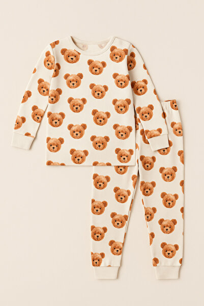 Katia&Bony Children's Teddy Patterned Pajama Set
