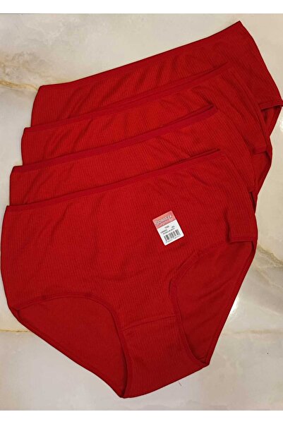 don & seza Corded Fabric Bato High Waist Panties 4-Pack