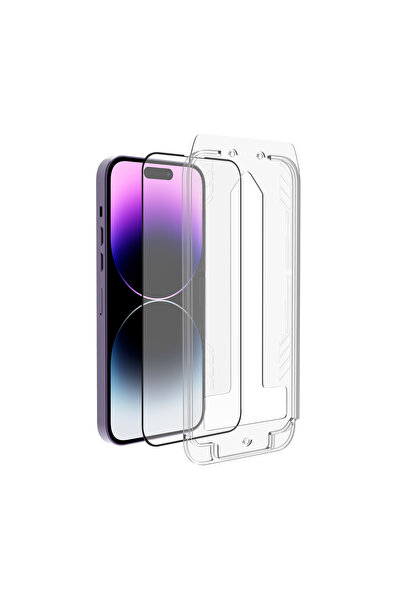 Glassology إطار سهل التركيب لهاتف iPhone 16 Pro – محاذاة مثالية لحماية الشاشة