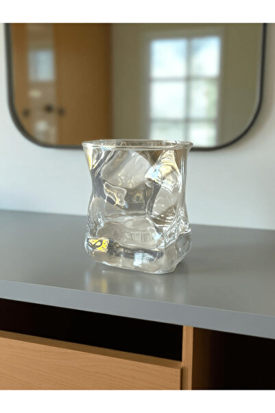 Delisoga Set of 6 colored glass glasses – elegant and subtle design