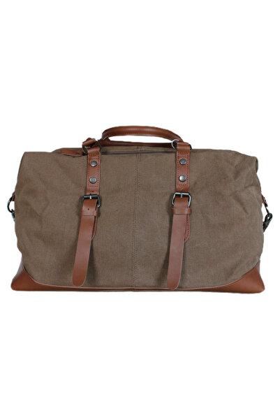 Suat Saraç El Omuz Çapraz Kanvas Kumaş Unisex Seyahat Çantası