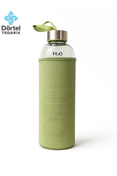 Tohana H2O Glass Flask with Leather Cover 500 ml