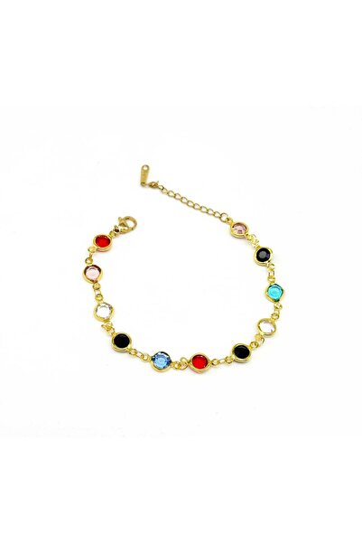 Twenty Eight Drop Color Steel Bracelet