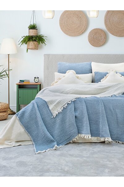 Dokubba - Single Muslin Pike - Muslin Bedspread - (180X230 cm)