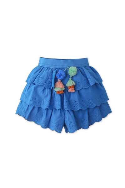 Gingersnaps شورت مطرز متعدد الطبقات