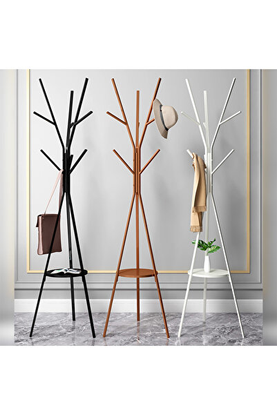 Ch شماعة الملابس الشهيرة بتصميم مودرن على شكل شجرة بثلاث الوان مختلفة