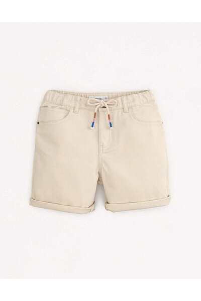 Gingersnaps Boys Solid Drawstring Shorts