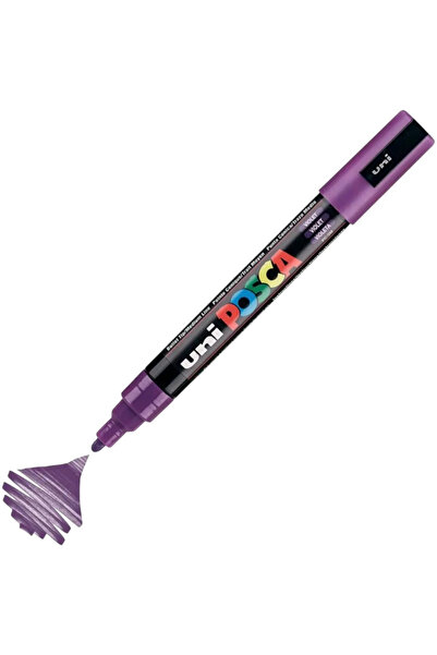 UNİ-BALL Uniball Posca (1.8-2.5) Water-Based Painting Marker Purple (N) (Uni-Pc-5M)