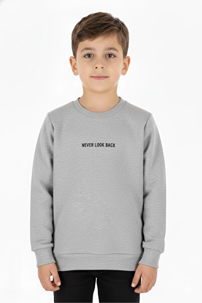 CRASSİ Swea cu imprimeu pentru băieți, cu spatele tricou 2, cu fir dublu