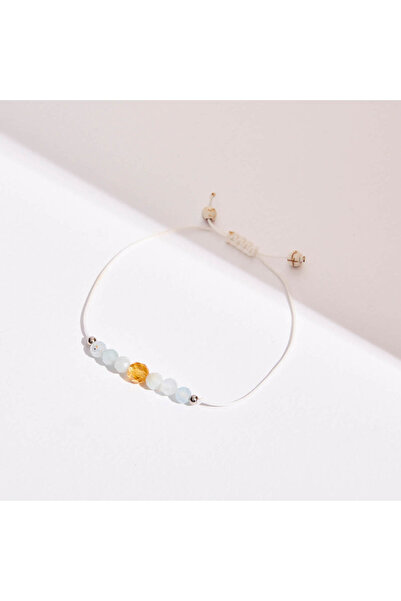 Ioana Preda Bracelet with stones and silver Cora