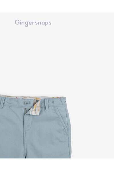 Gingersnaps Solid Side-Pocket Shorts