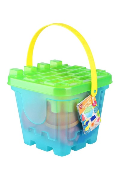 Play Go مجموعة أدوات قلعة الرمل - 9 قطع