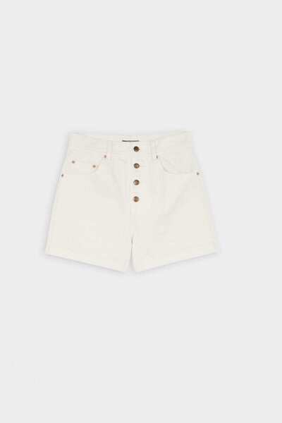 PARFOIS شورت صيفي بأزرار أمامية
