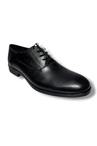 Cakgo 234-26 Genuine Leather Rubber Sole Men's Shoes