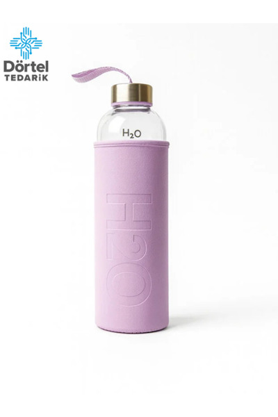 Tohana H2O Glass Flask with Leather Cover 500 ml