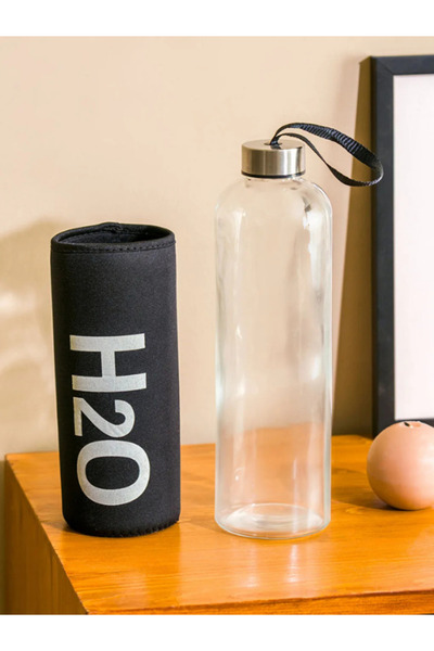 Tohana H2O Glass Flask with Cover 600 ml