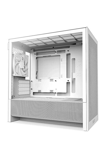 Nzxt هيكل حاسوب H3 Flow 2025، أبيض، برج Micro-ATX - H31FW-01