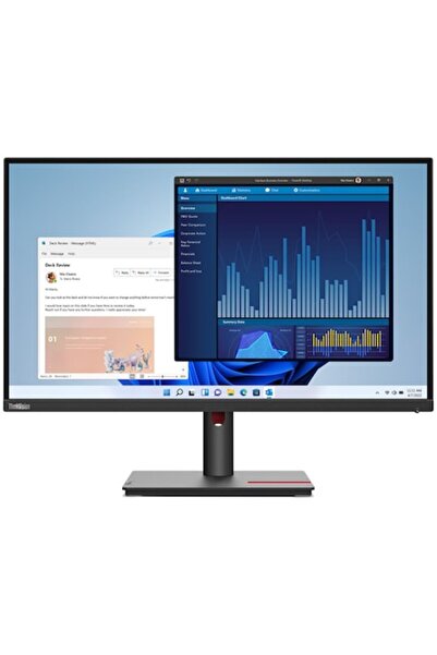 LENOVO ThinkVision T27p-30 27" UHD IPS Monitor (3840x2160), 60Hz, 4ms, USB-C,...