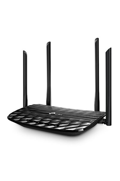 TP-LINK Router wireless Archer A6 (AC1200), bandă duală, 5 antene, negru