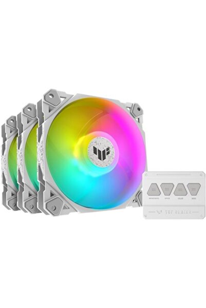 ASUS Ventilatoare TUF Gaming TF120 120mm Alb ARGB