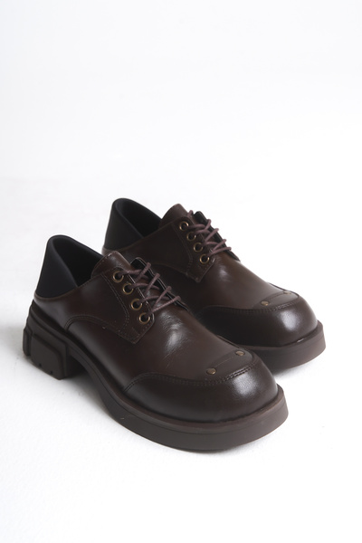 Liza Shoes Li̇dya Women's Lace-Up Loafer Shoes A018- K4080