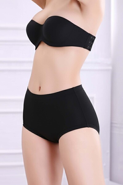 Merry See Stitch-Free Lightweight Supported Laser Cut No-Show Invisible Strapless Bra Without Underwire