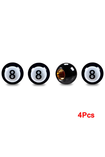 Choice6 PH0341-4Pcs AUTCOAT 4/8Pcs Universal Car Tire Valve Cap Wheel Dust Co...