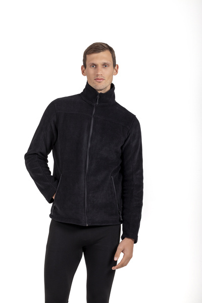 OIL COMPANY Thermal Zippered Pocket Fleece Coat