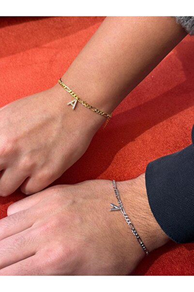 İncikcincik Harfli Bileklik-925 Ayar Gümüş